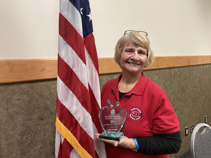 April Featherkile from Chelan-Douglas RW was awarded the WFRW Caring for America Award. She was unable to attend the BOD