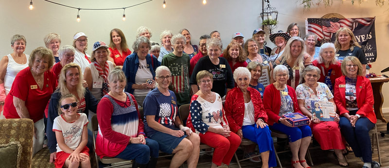 Chelan-Douglas celebrated America 250 at June meeting. President Ellie attended.  