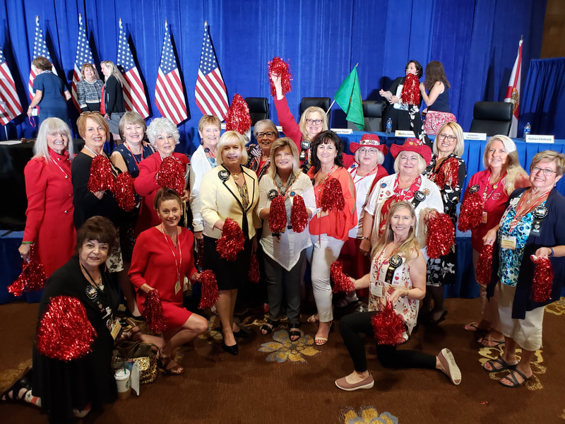 Washington Delegation at the 2021 NFRW  Biennial Convention.