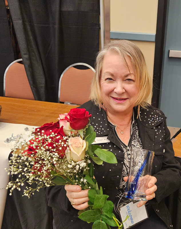 East Pierce President Colleen Wise Roanoke Table decorations