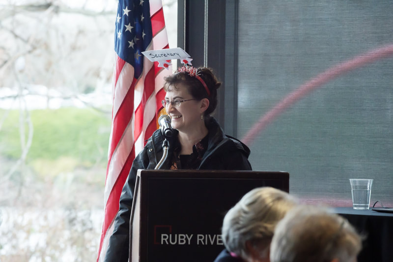 Acceptance speech by Judy Luce, secretary