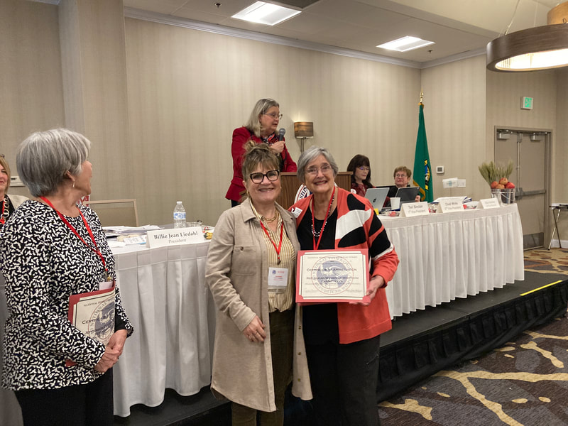 Republican Women of Whatcom County received the NFRW 70K Award.